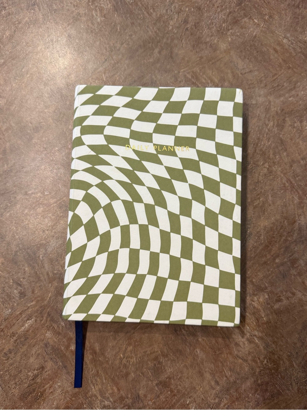 OH DEER X UO Daily Planner Notebook - Olive Green & White - Undated